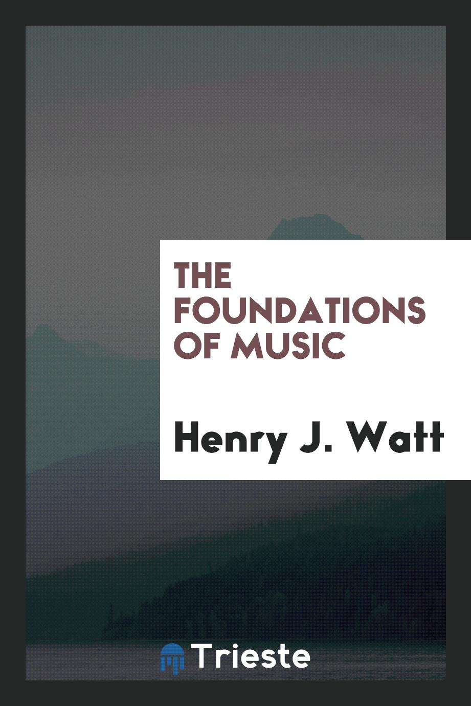 The foundations of music
