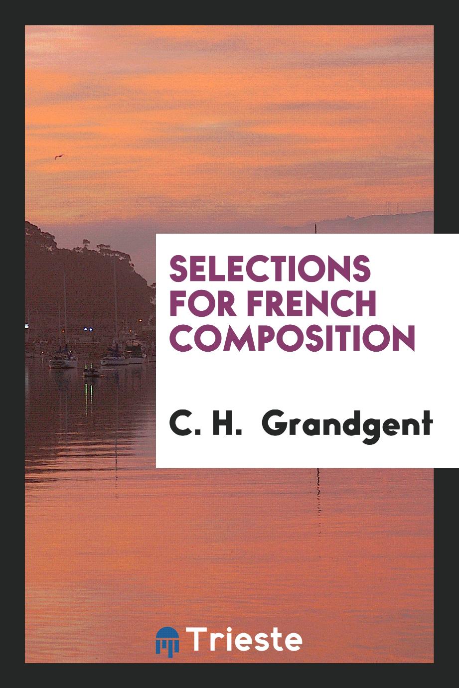 Selections for French Composition