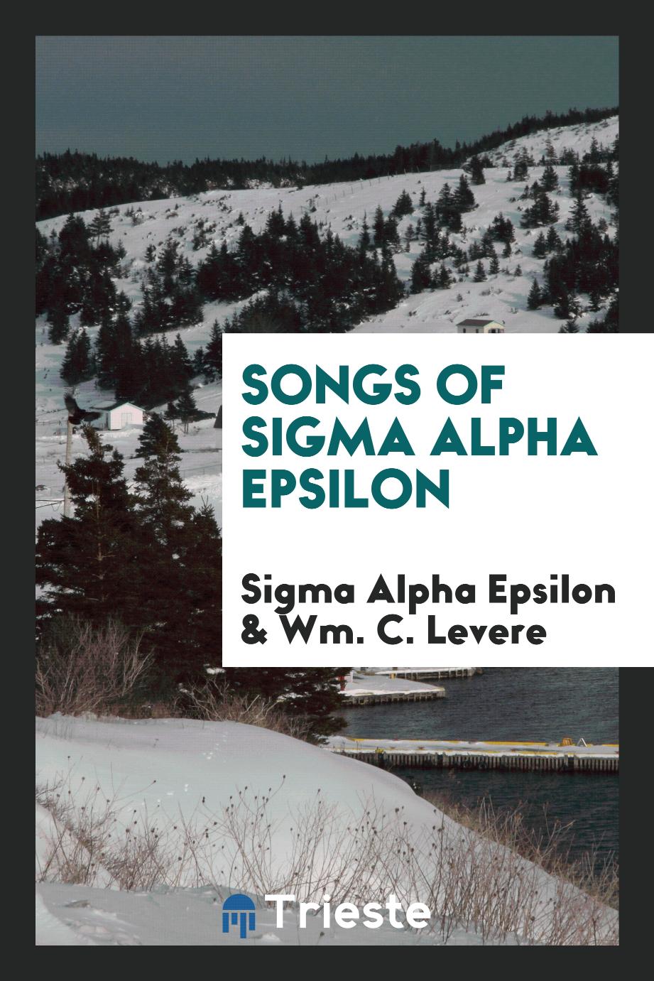Songs of Sigma Alpha Epsilon