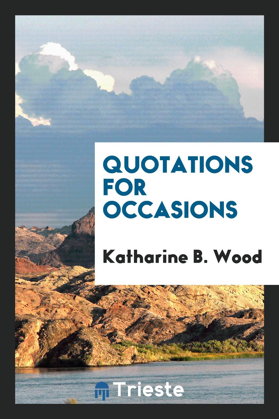 Quotations for occasions