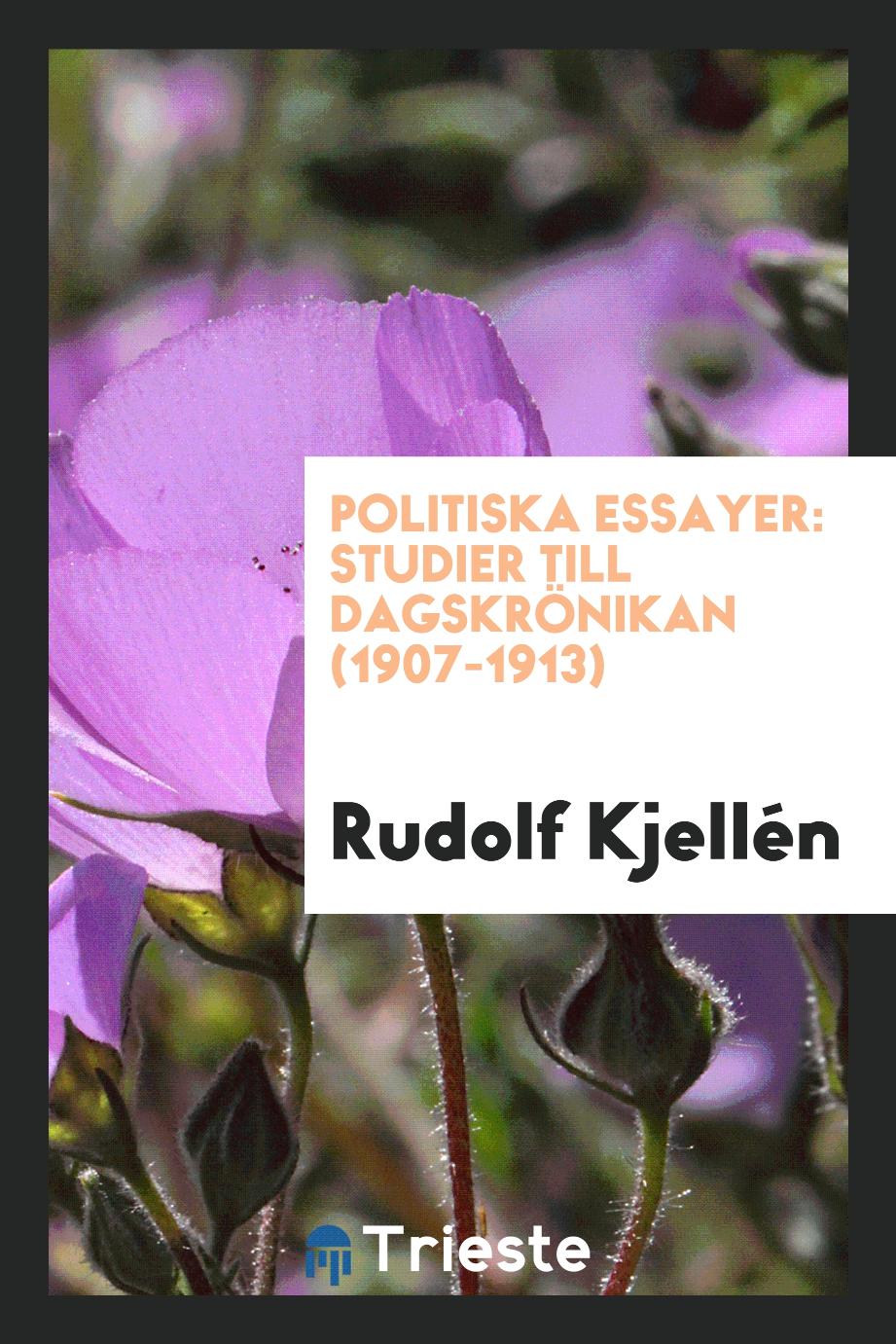 Politiska essayer: studier till dagskrönikan (1907-1913)
