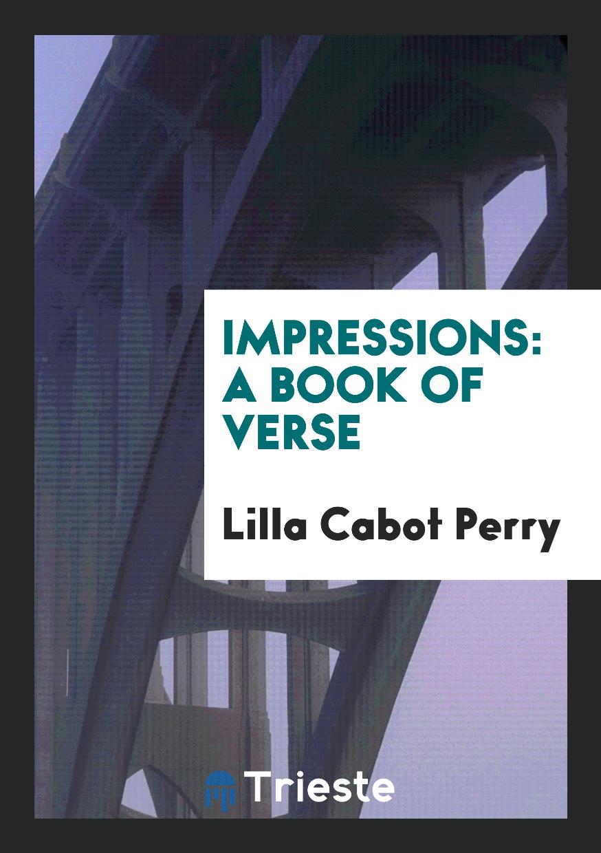 Impressions: A Book of Verse