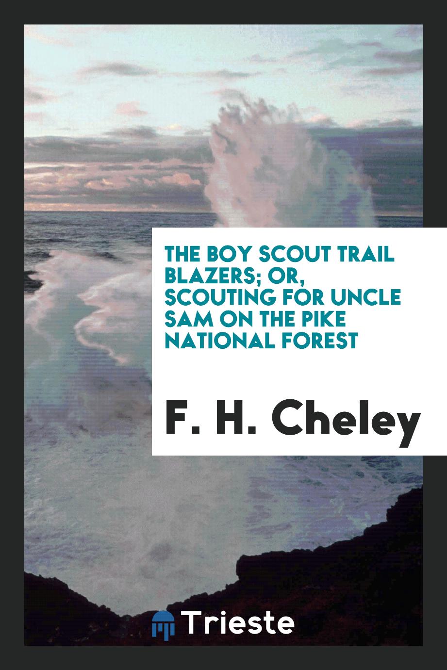 The boy scout trail blazers; or, Scouting for Uncle Sam on the Pike national forest
