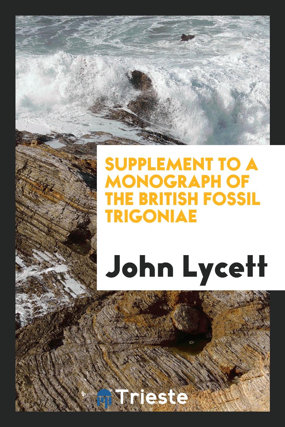Supplement to A Monograph of the British Fossil Trigoniae