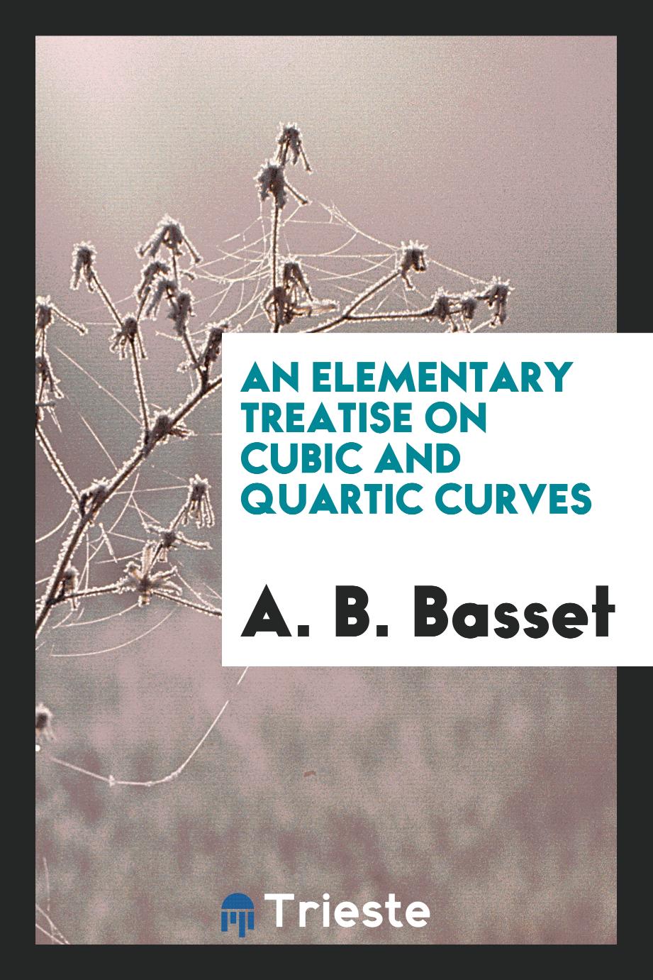 An Elementary Treatise on Cubic and Quartic Curves