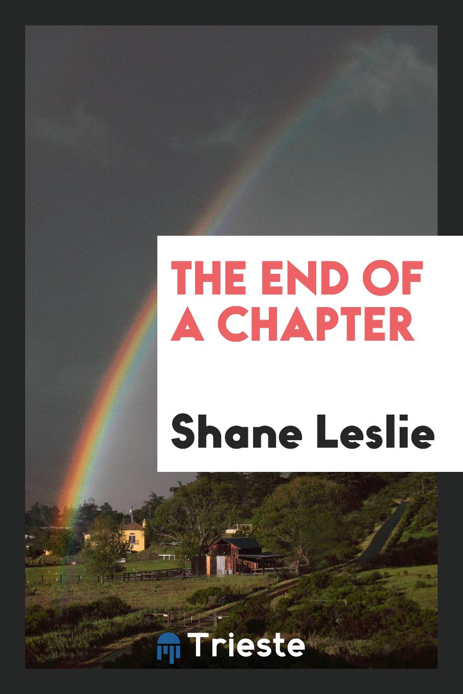 The end of a chapter