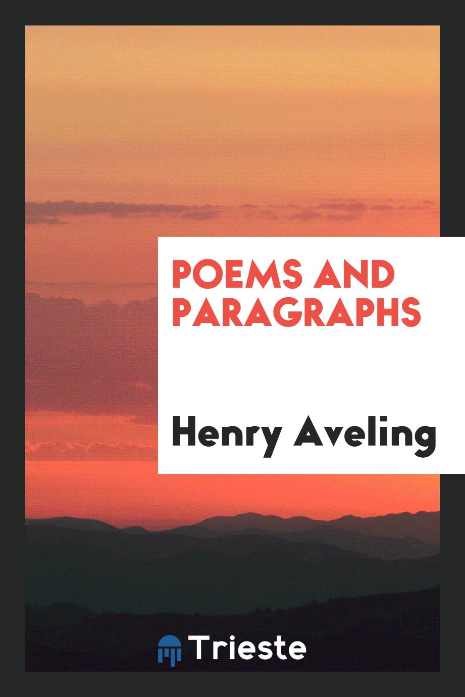 Poems and paragraphs