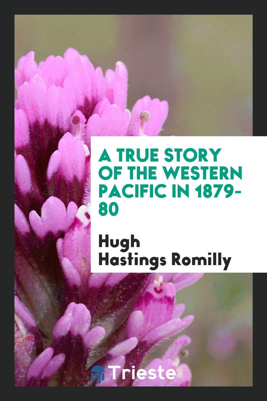 A true story of the Western Pacific in 1879-80
