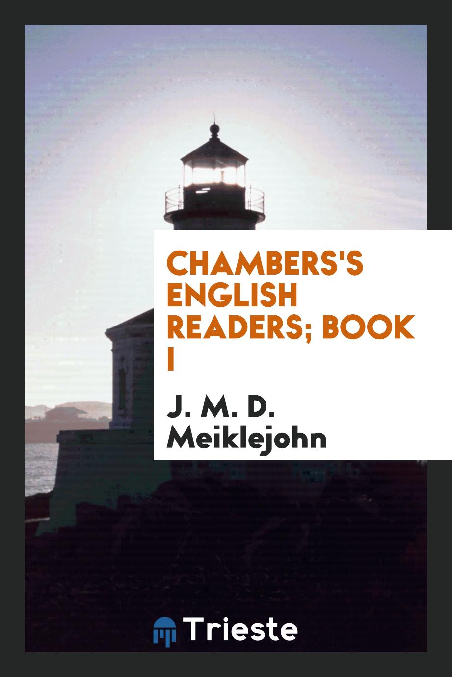 Chambers's English Readers; Book I