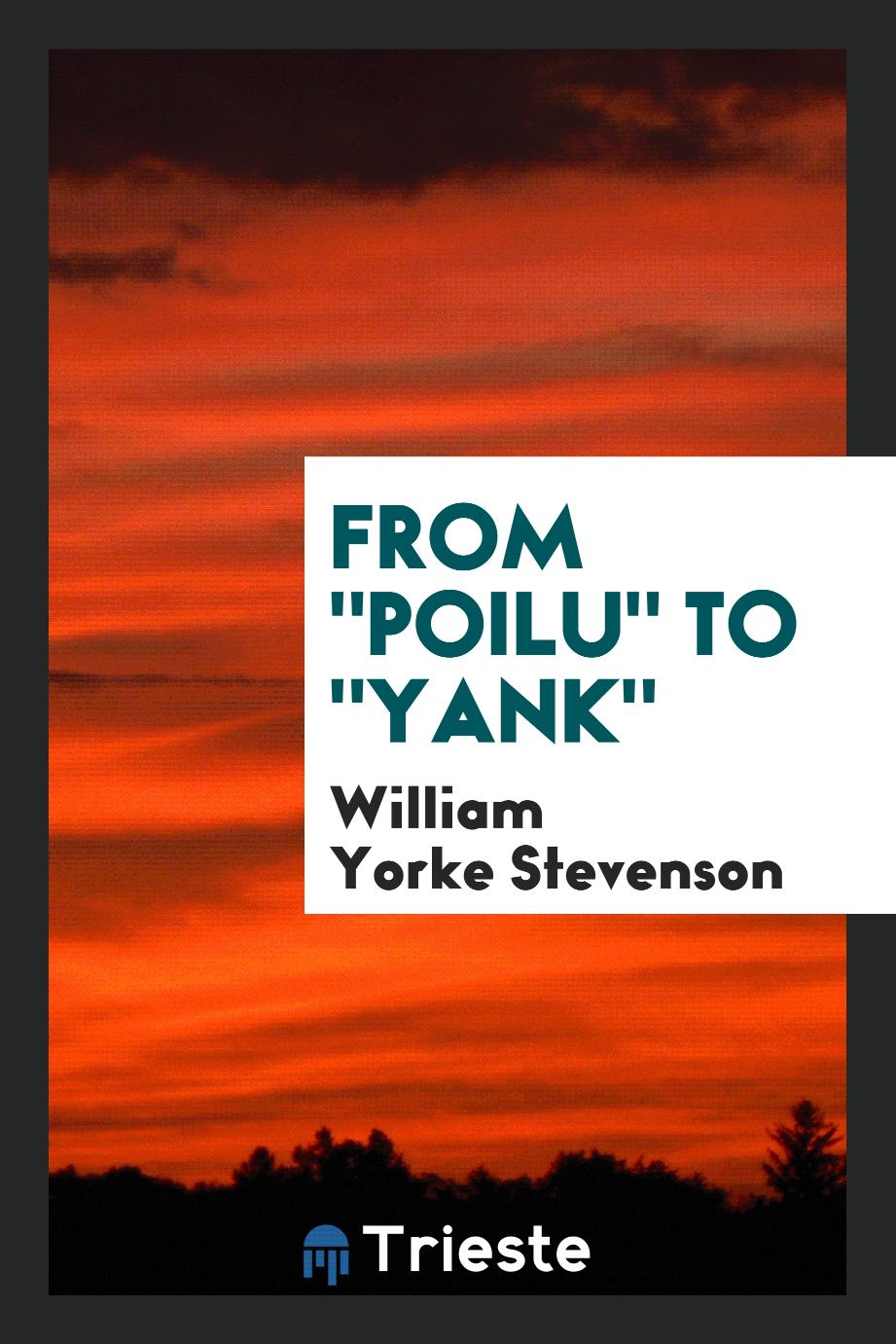 From "Poilu" to "Yank"