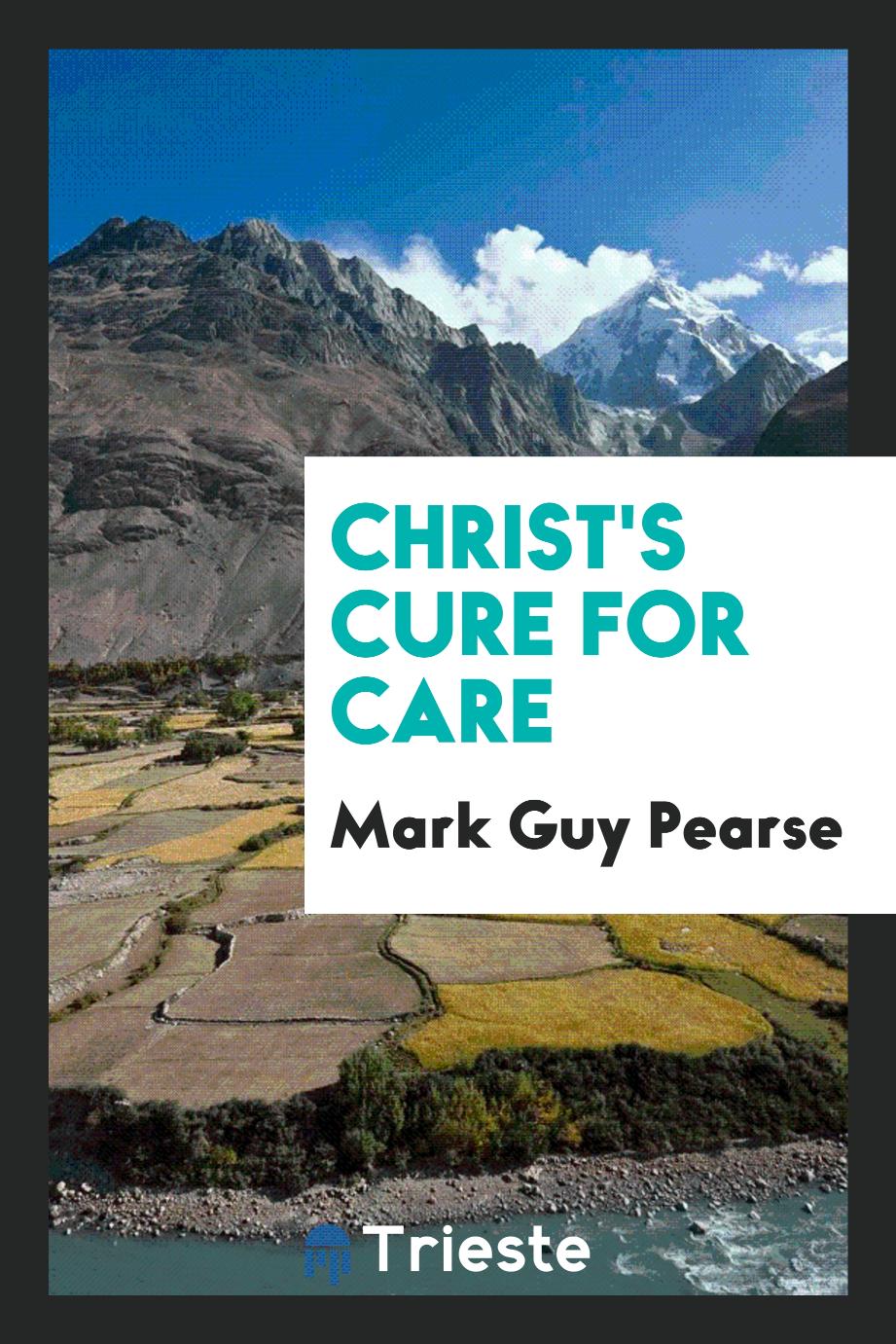 Christ's Cure for Care