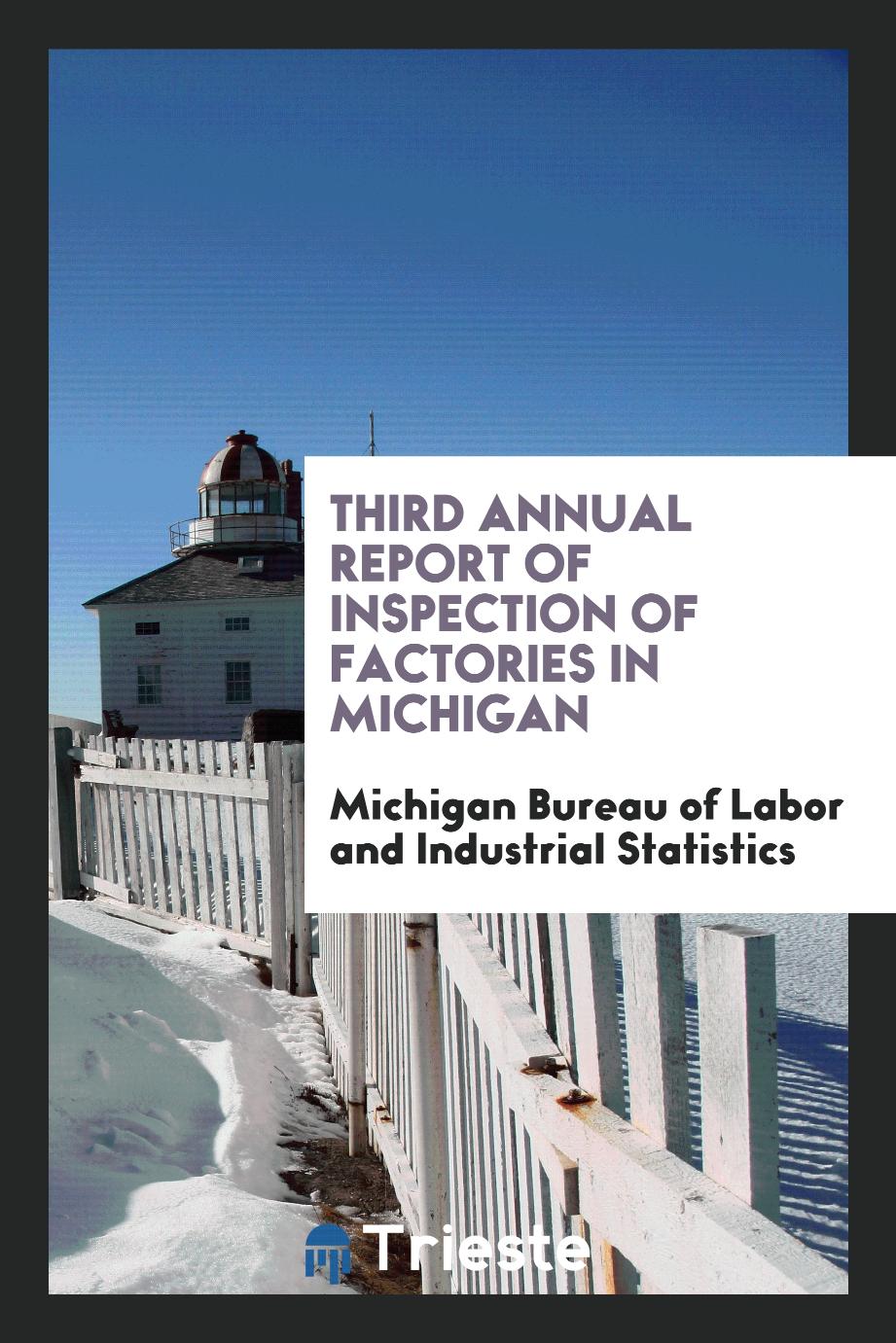 Third Annual Report of Inspection of Factories in Michigan