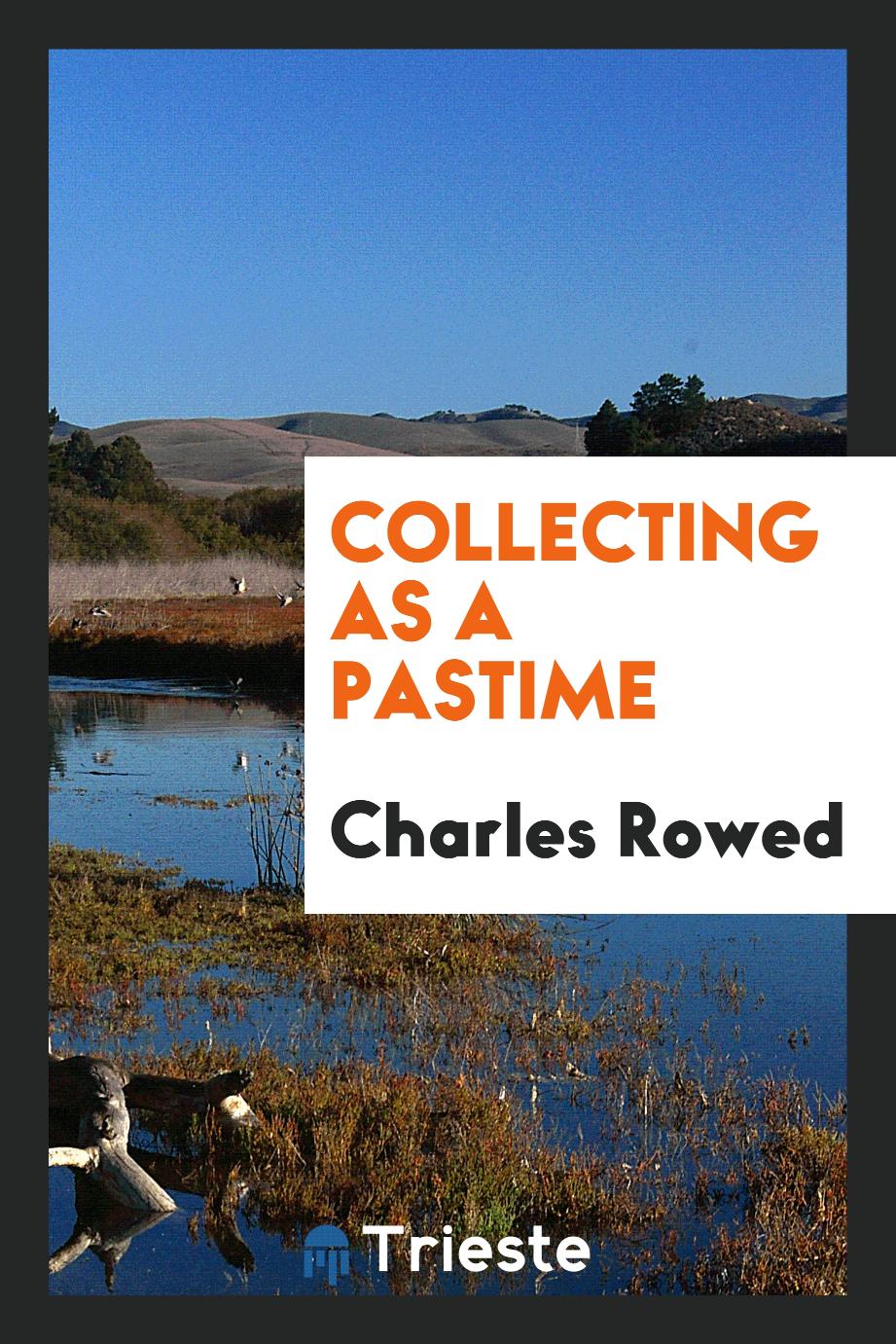 Collecting as a Pastime