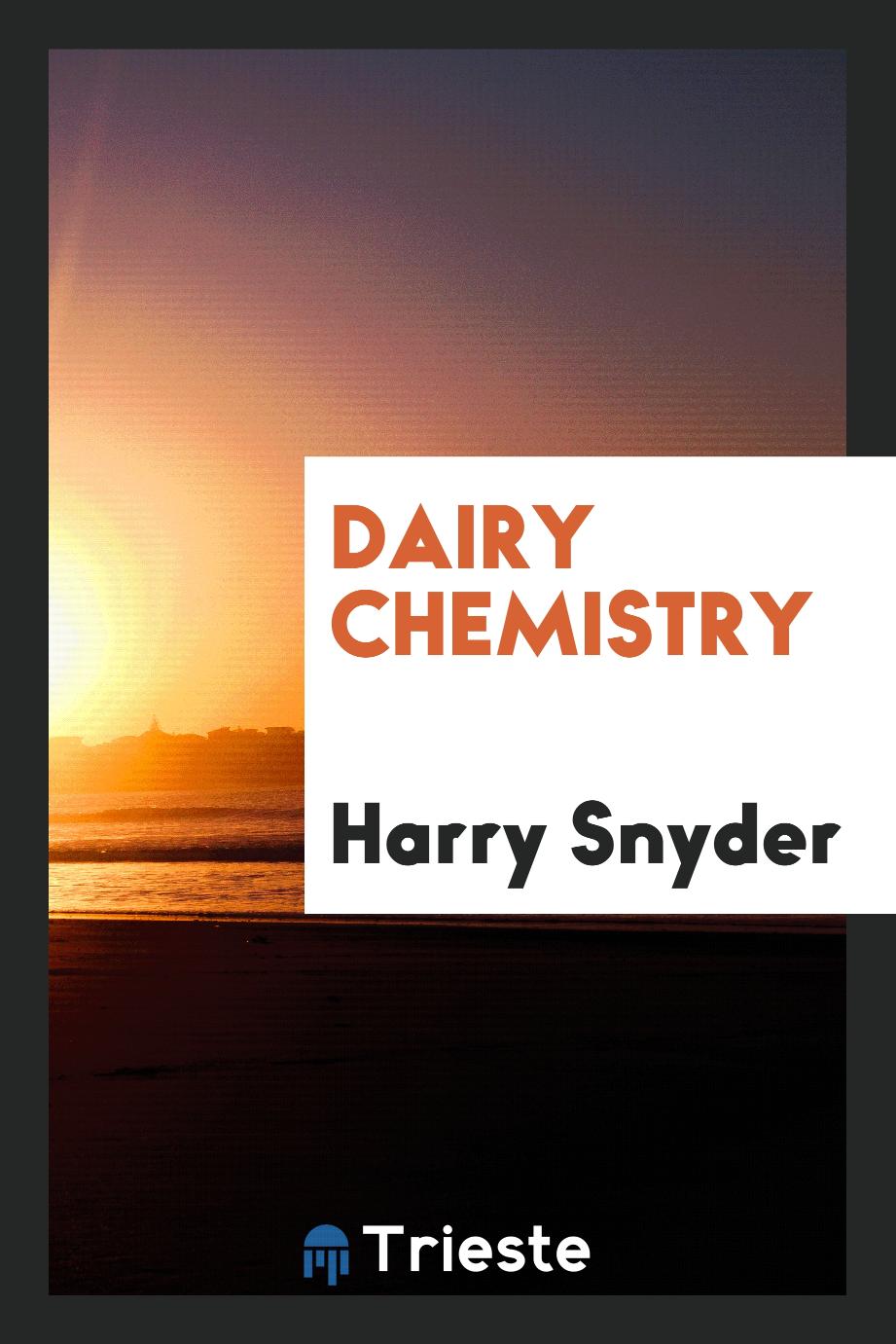Dairy chemistry