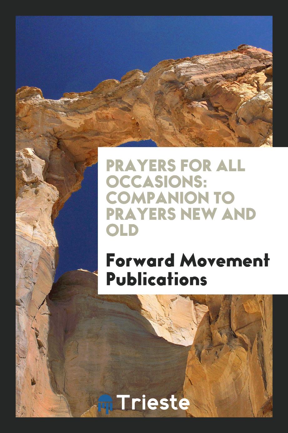 Prayers for all occasions: companion to Prayers new and old