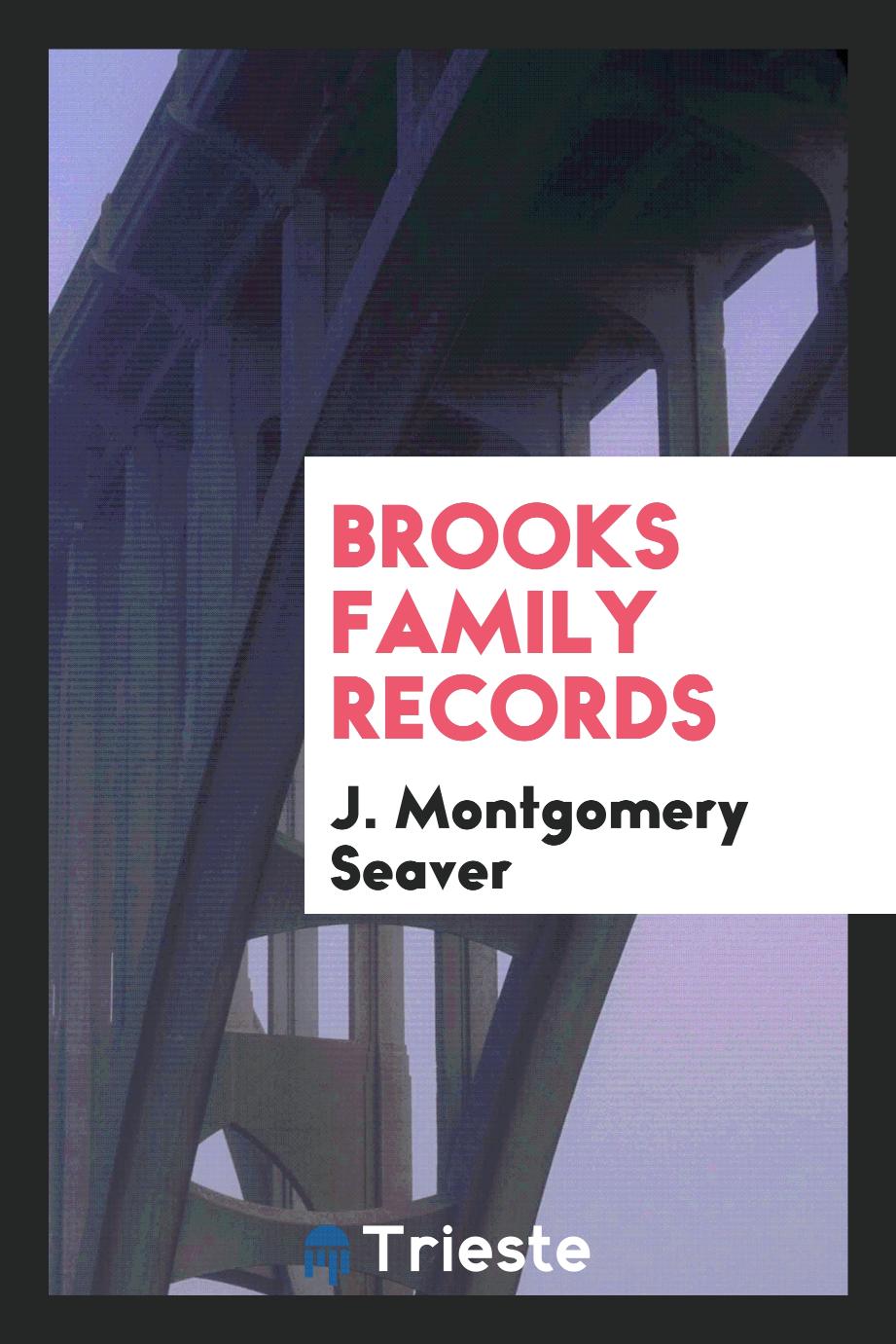 Brooks family records