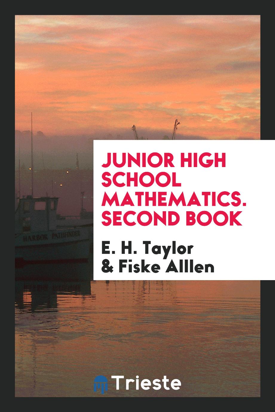 Junior High School Mathematics. Second Book