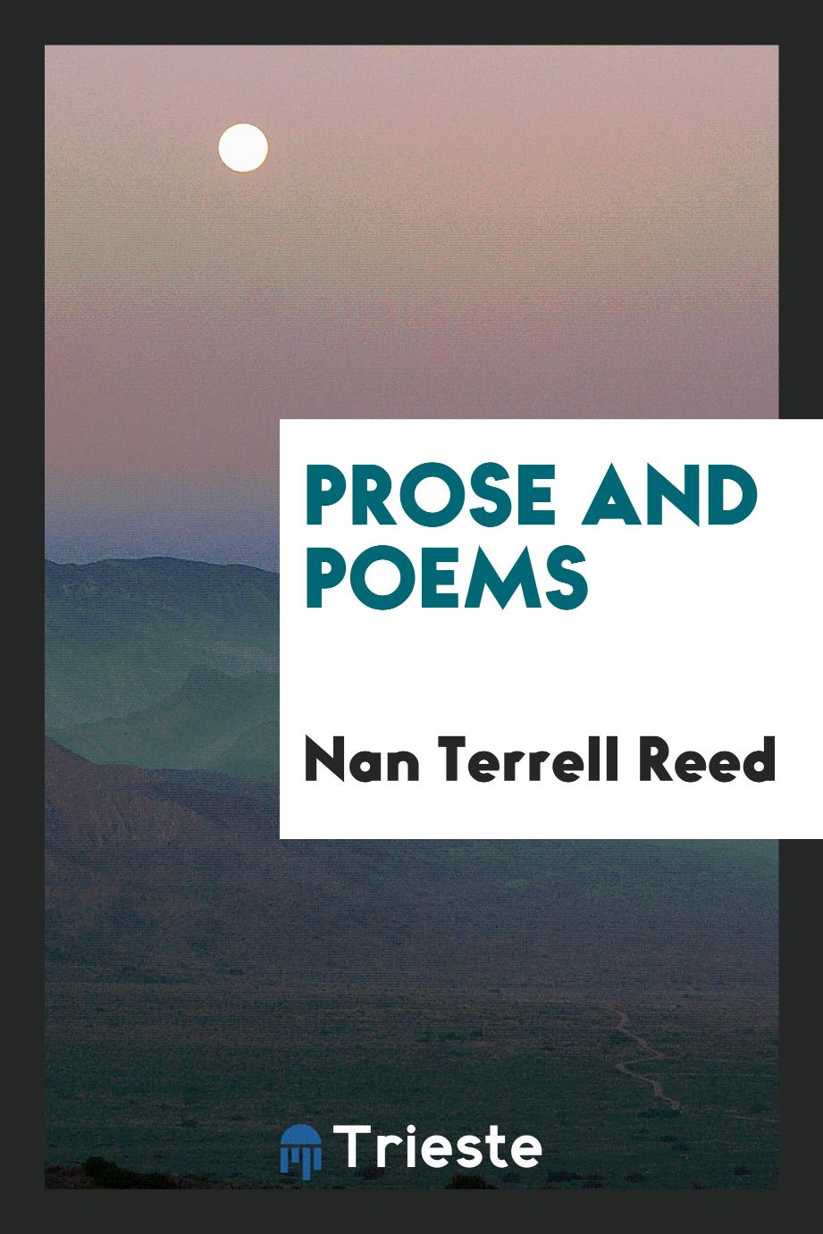 Prose and Poems