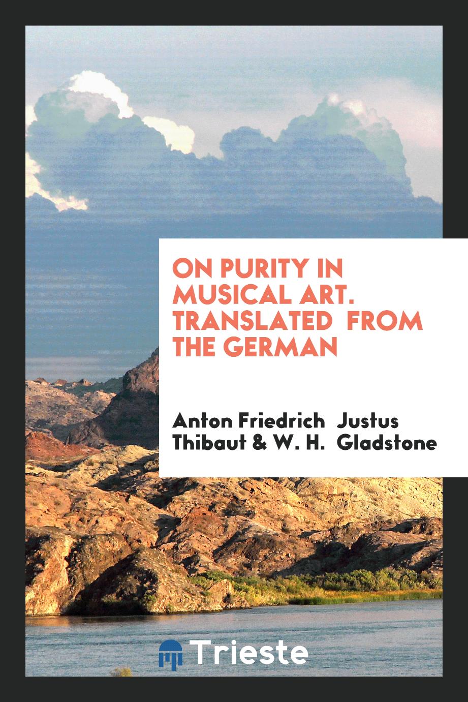 On Purity in Musical Art. Translated from the German