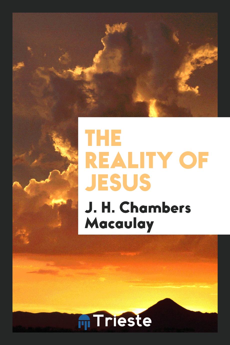 The reality of Jesus