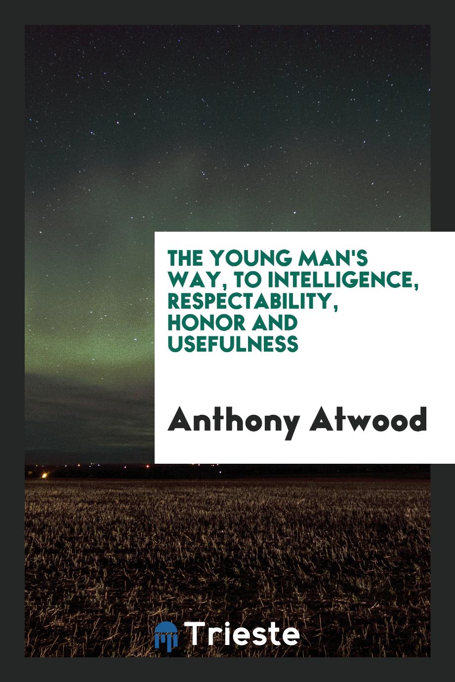 The young man's way, to intelligence, respectability, honor and usefulness