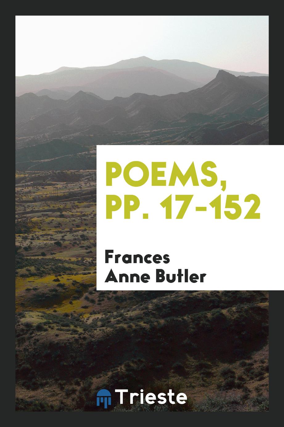 Poems, pp. 17-152