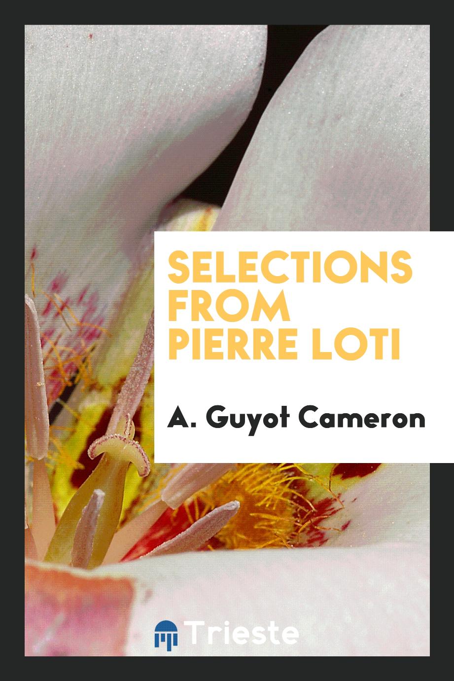 Selections from Pierre Loti