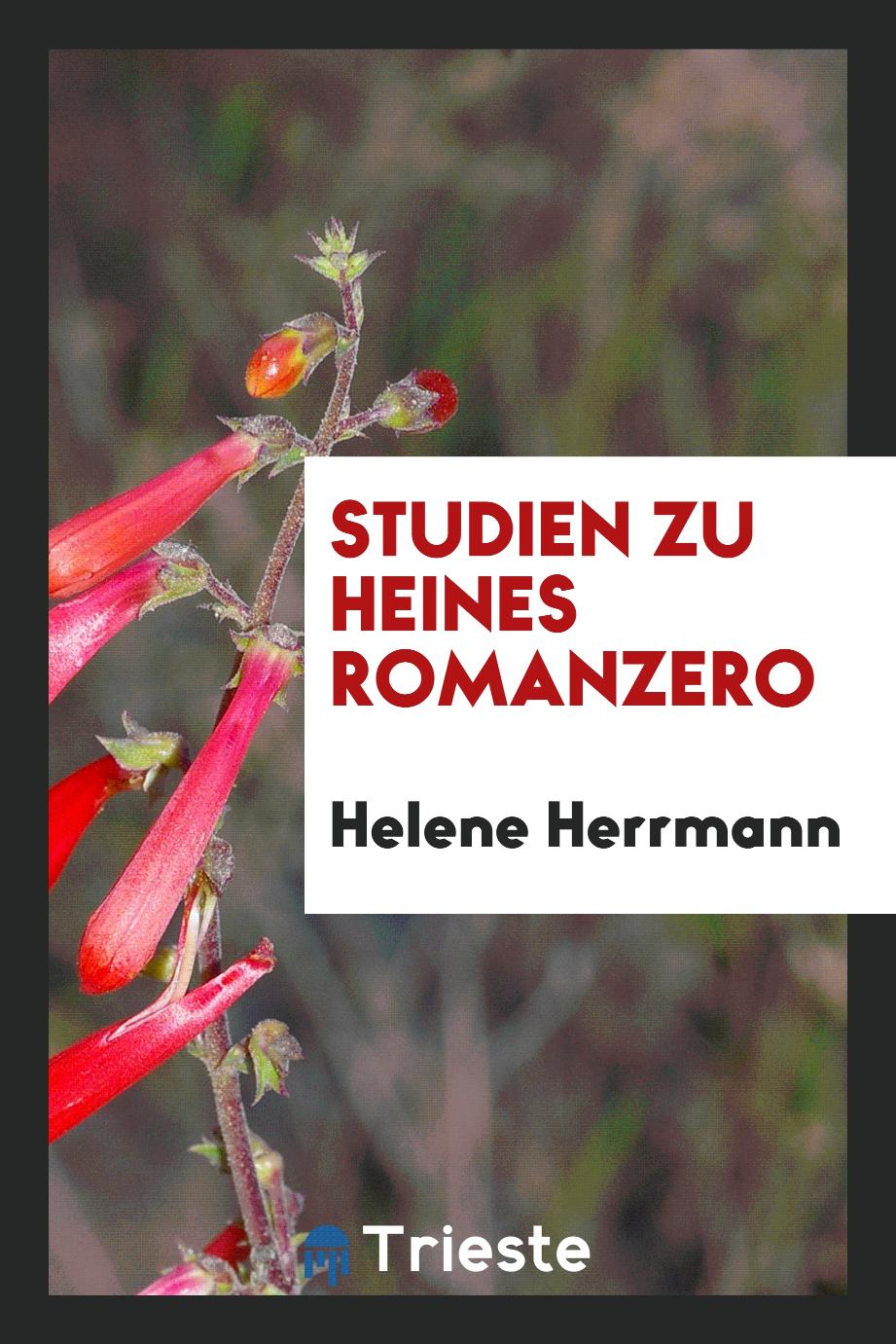 Studien zu Heines Romanzero