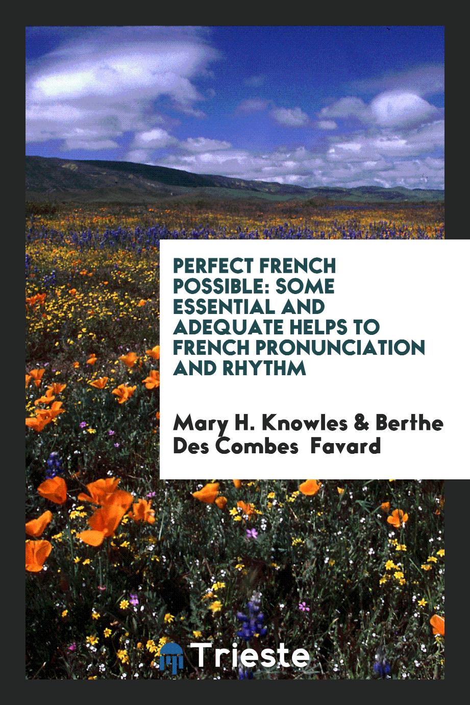 Perfect French Possible: Some Essential and Adequate Helps to French Pronunciation and Rhythm