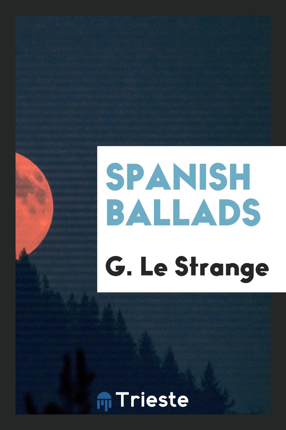 Spanish ballads