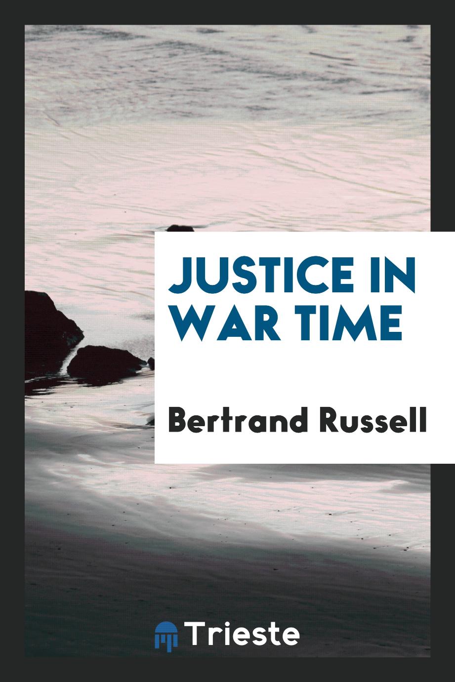 Justice in war time