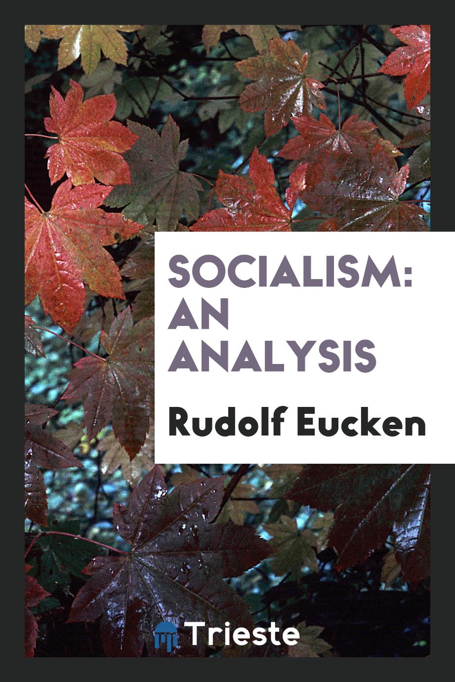 Socialism: an analysis