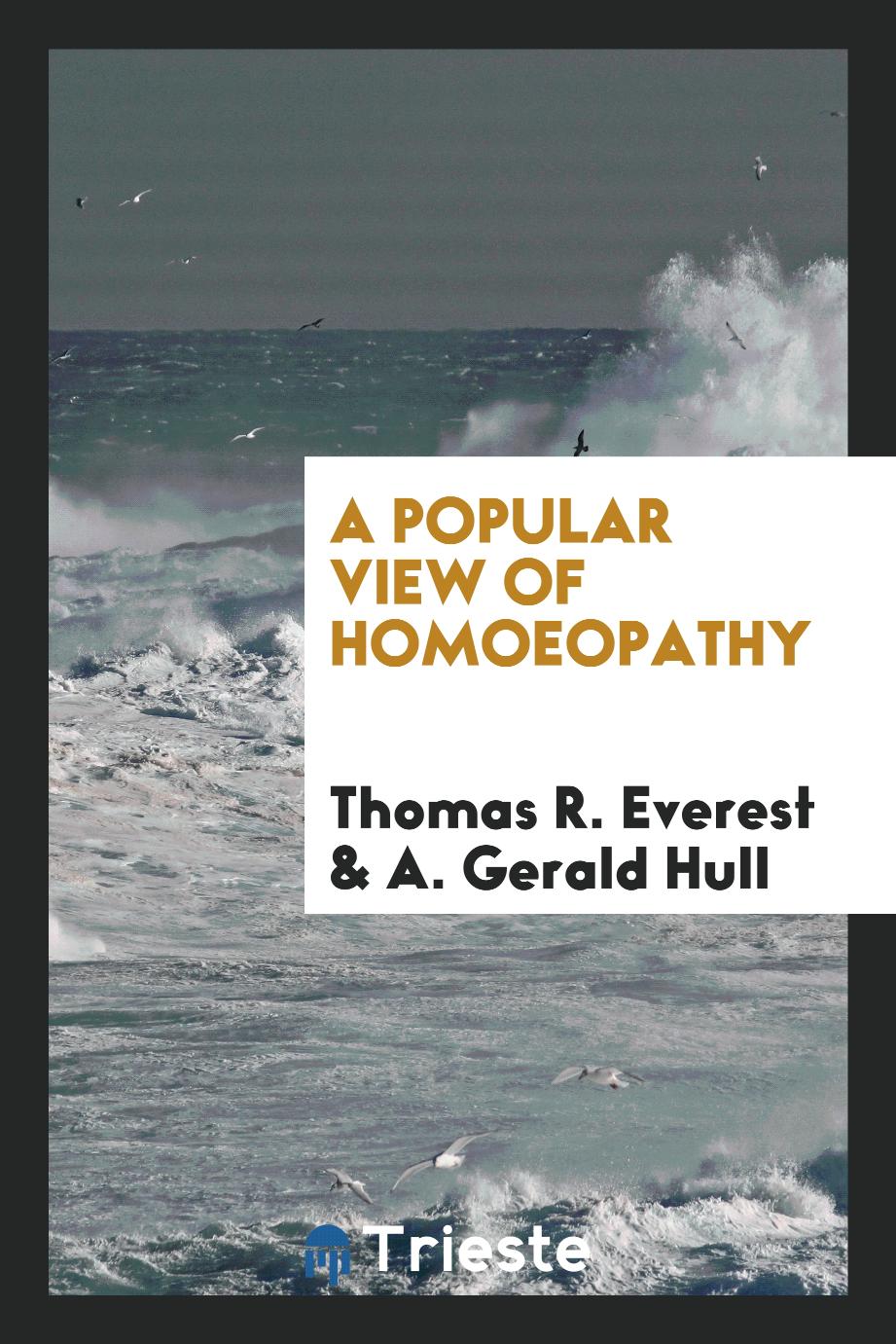 A Popular View of Homoeopathy