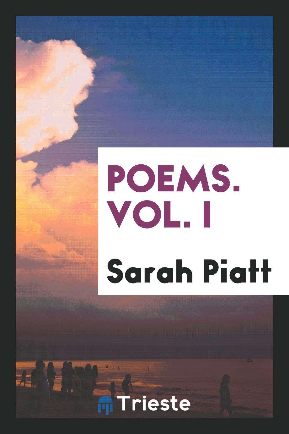 Poems. Vol. I