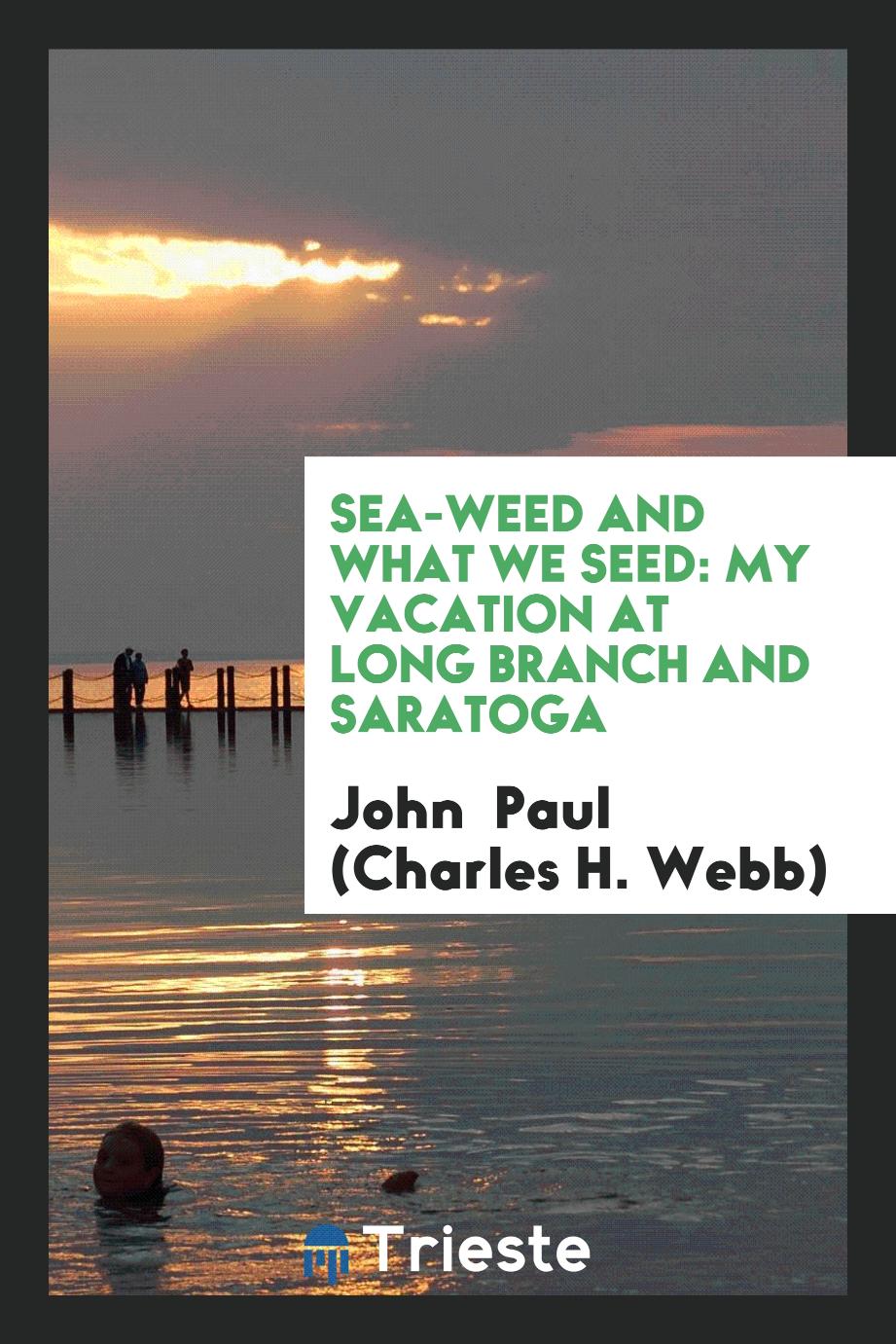 Sea-Weed and What We Seed: My Vacation at Long Branch and Saratoga