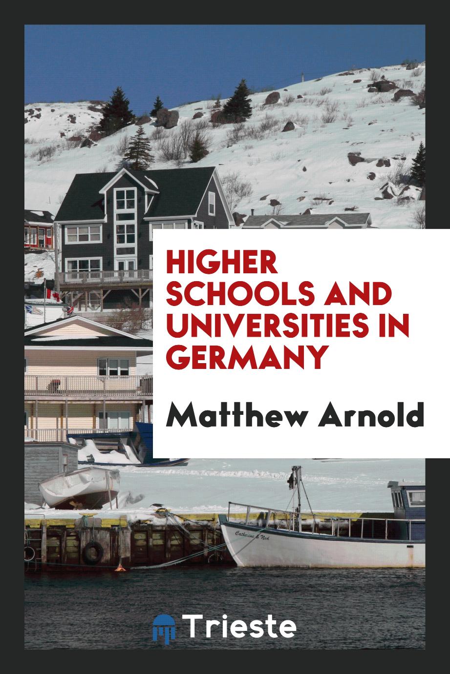 Higher schools and universities in Germany