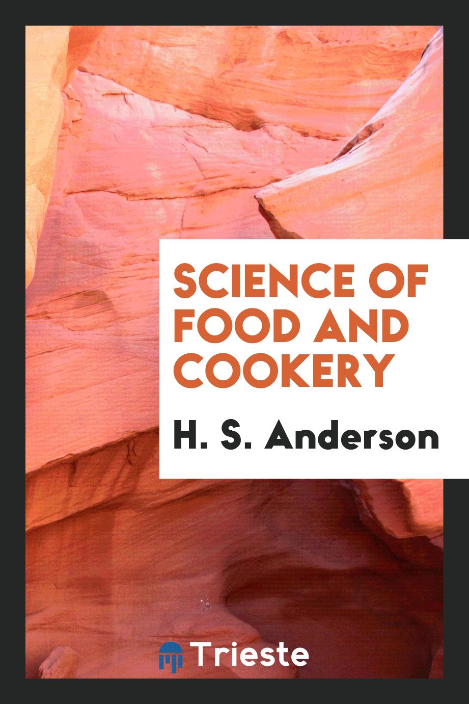 Science of food and cookery