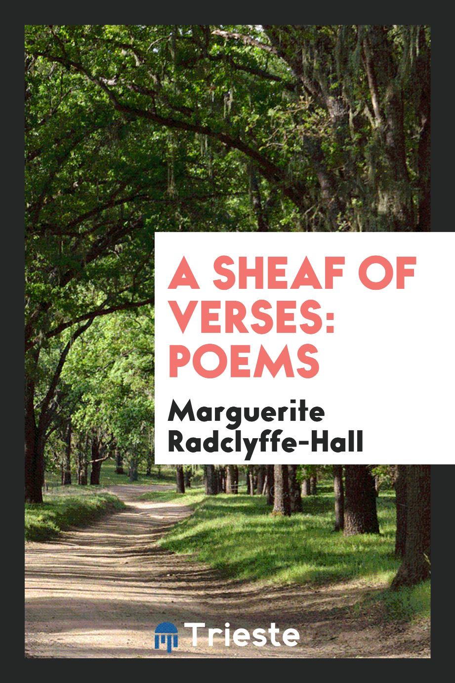 A sheaf of verses: poems