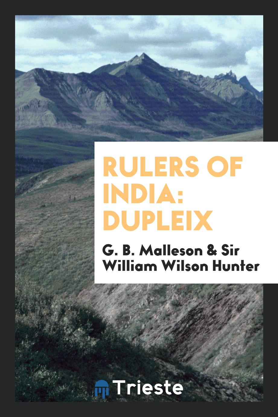 Rulers of India: Dupleix