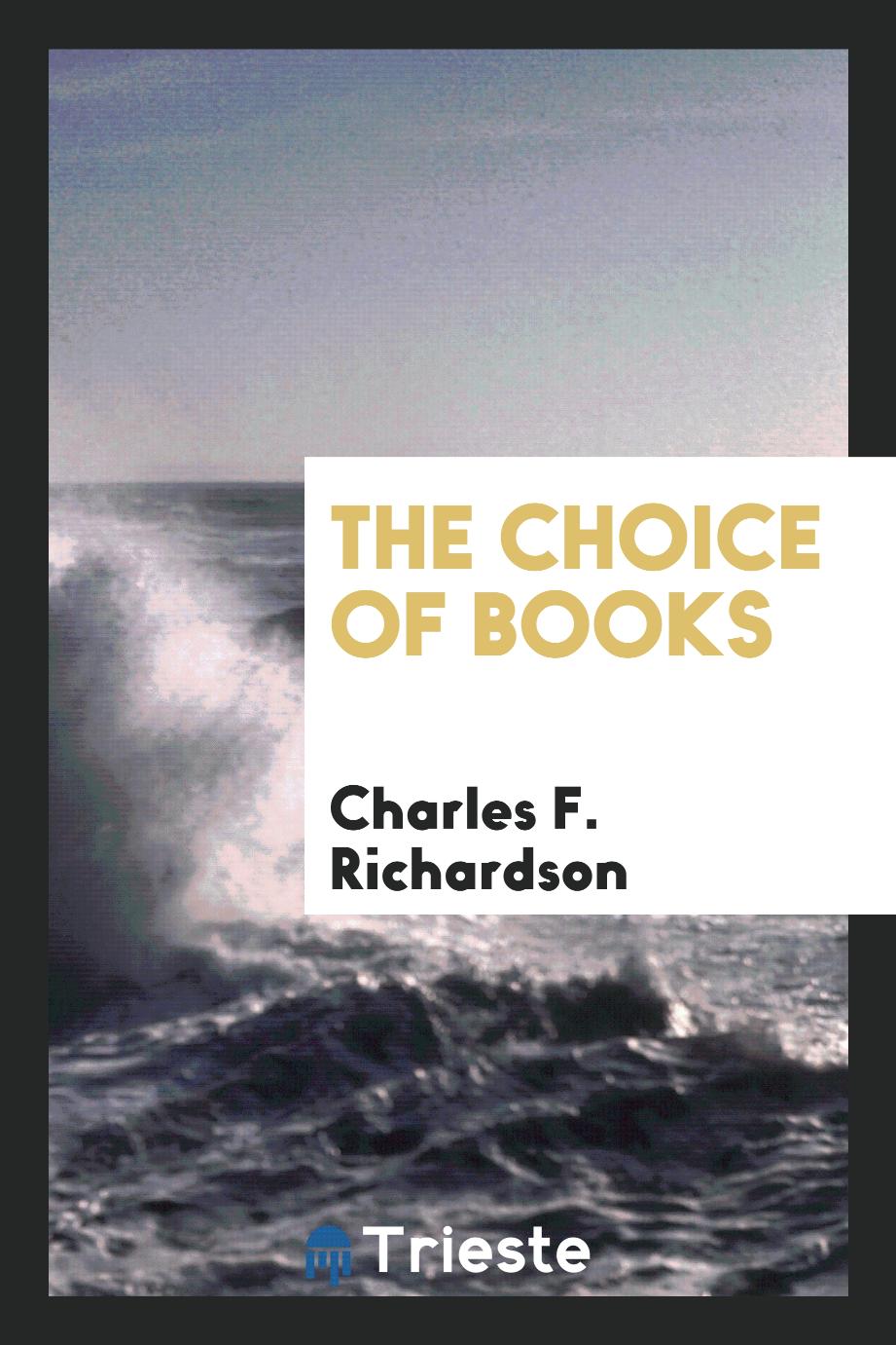 The choice of books