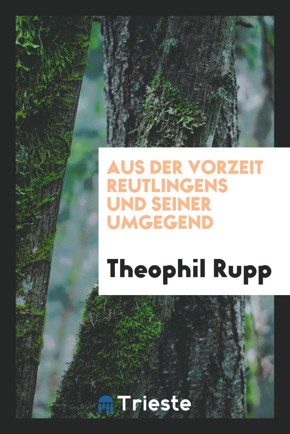 Theophil Rupp - Aus der Vorzeit Reutlingens und Seiner Umgegend